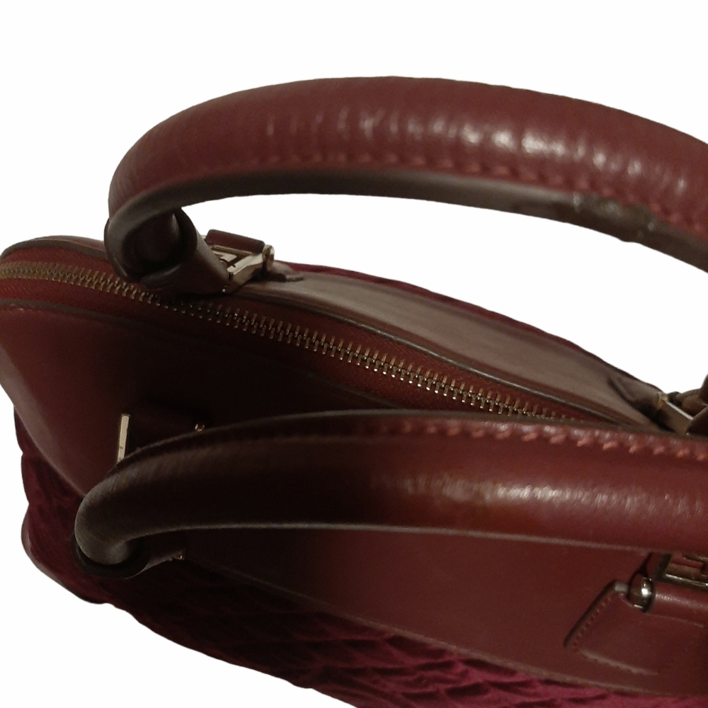 VERSACE Vanitas Athena Quilted Velvet Satchel - Picture 9 of 12